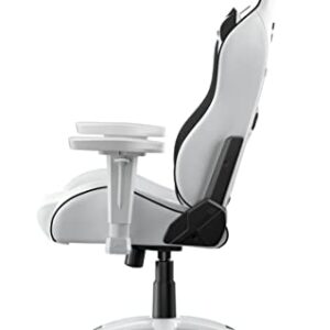 AKRacing California : Siège de Jeu PC Capitonné Noir et Blanc