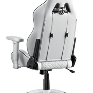 AKRacing California : Siège de Jeu PC Capitonné Noir et Blanc