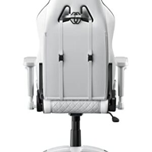 AKRacing California : Siège de Jeu PC Capitonné Noir et Blanc