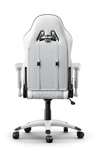 AKRacing California : Siège de Jeu PC Capitonné Noir et Blanc