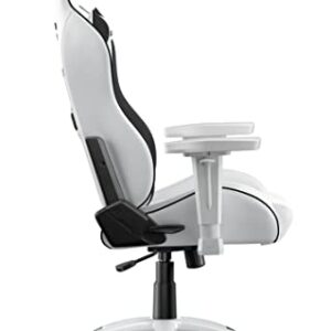 AKRacing California : Siège de Jeu PC Capitonné Noir et Blanc