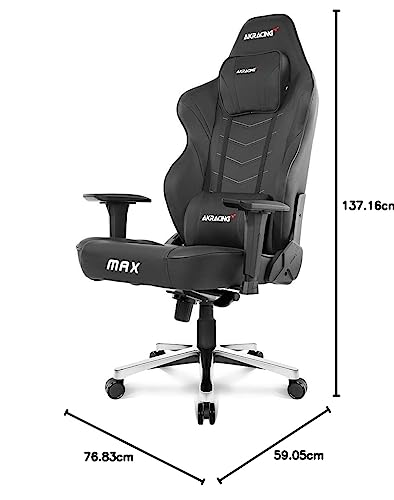 AKRacing Masters Série Max : Siège Gaming Confortable et Ergonomique