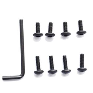 Accoudoirs de Rechange Universels WADY pour Chaise de Bureau en Cuir Noir