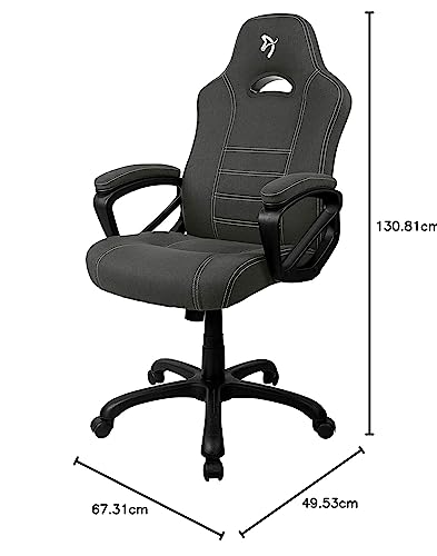 Arozzi Enzo Fauteuil Gris en Tissu Woven – Confort Optimal
