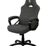 Arozzi Enzo Fauteuil Gris en Tissu Woven - Confort Optimal