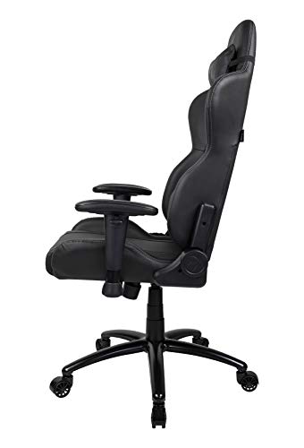 Arozzi Inizio Chaise de Bureau Ergonomique Noir et Gris avec Support Lombaire