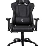 Arozzi Inizio Chaise de Bureau Ergonomique Noir et Gris avec Support Lombaire