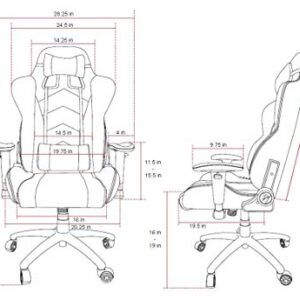 Arozzi Inizio Chaise de Bureau Noir – Confort Ergonomique