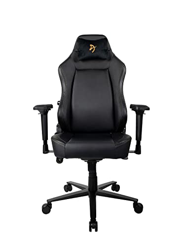 Arozzi Primo Noir PU avec Logo Doré – Chaise de jeu ergonomique