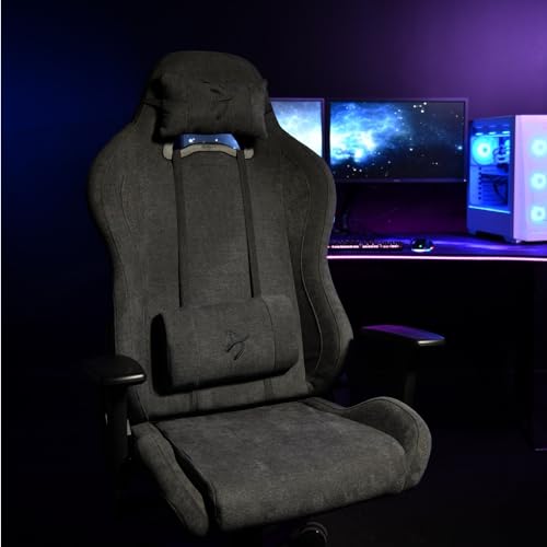 Arozzi Torretta Premium Chaise Ergonomique de Bureau et Gaming – Gris Foncé