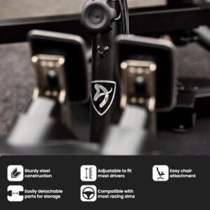 Arozzi Velocità : Simulateur de Course en métal noir 78x39x40 cm