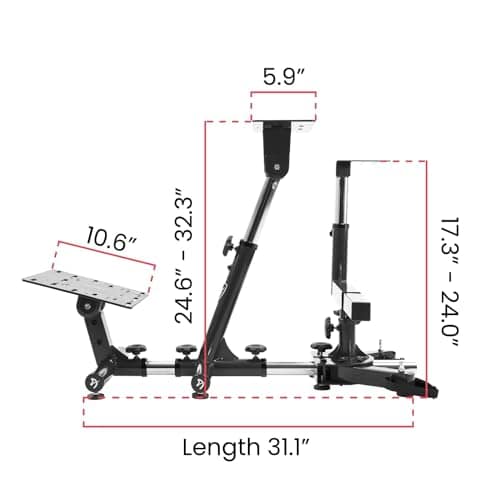Arozzi Velocità : Simulateur de Course en métal noir 78x39x40 cm