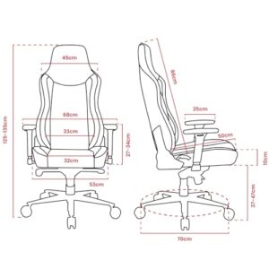 Arozzi Vernazza Gaming Chair – Dark Grey Fabric Seat