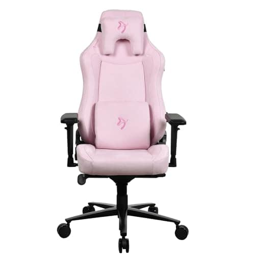 Arozzi Vernazza Supersoft™ Chaise Gaming Luxe Rose avec Accoudoirs 4D