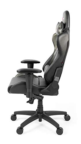 Arozzi Verona V2 Pro Fauteuil en Faux Cuir Carbone Noir 47×52,5×135 cm