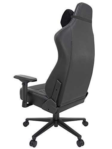 Siège Gamer ORAXEAT MX850 avec Coussin Lombaire et Tête – Noir/Blanc