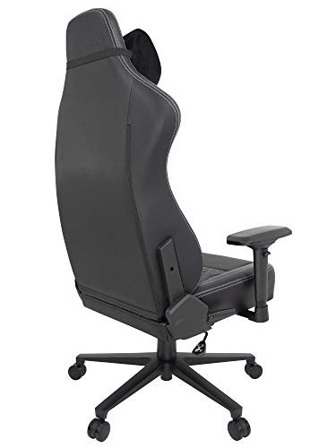 Siège Gamer ORAXEAT MX850 avec Coussin Lombaire et Tête – Noir/Blanc