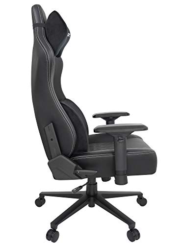 Siège Gamer ORAXEAT MX850 avec Coussin Lombaire et Tête – Noir/Blanc