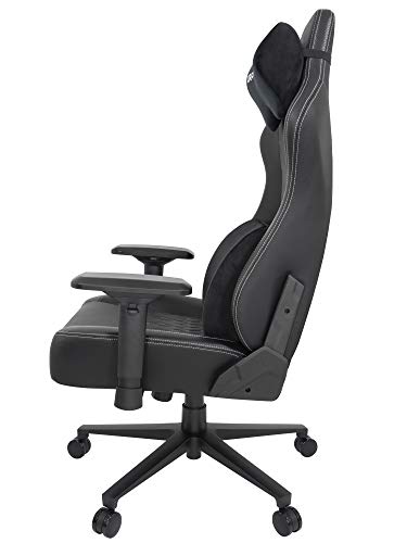 Siège Gamer ORAXEAT MX850 avec Coussin Lombaire et Tête – Noir/Blanc