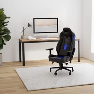 Fauteuil Gaming T2 Road Warrior Ergonomique Noir/Bleu – Montage Facile, Accoudoirs 4D