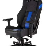 Fauteuil Gaming T2 Road Warrior Ergonomique Noir/Bleu - Montage Facile, Accoudoirs 4D