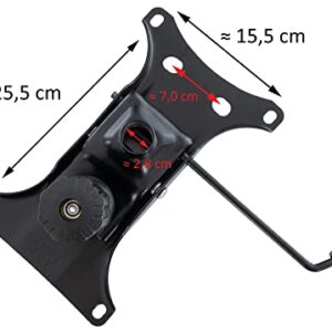CLP Mécanisme de Contrôle d’Inclinaison à Levier pour Fauteuils Noir