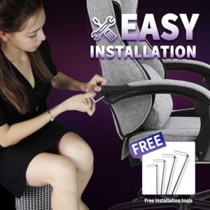 Chaise Ergonomique SITMOD avec Repose-Pieds pour Gaming et Bureau