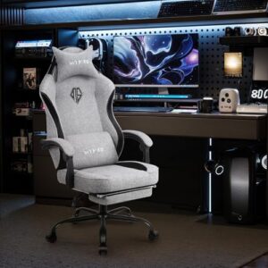 Chaise Ergonomique SITMOD avec Repose-Pieds pour Gaming et Bureau