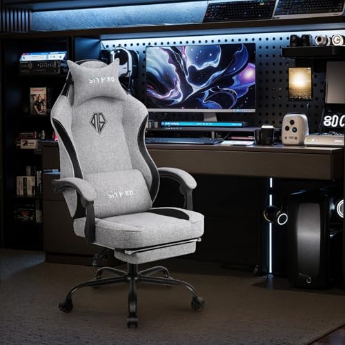 Chaise Ergonomique SITMOD avec Repose-Pieds pour Gaming et Bureau