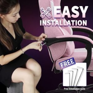 Chaise Ergonomique SITMOD pour Adultes avec Repose-Pieds et Dossier Réglable