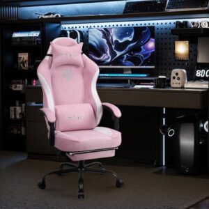 Chaise Ergonomique SITMOD pour Adultes avec Repose-Pieds et Dossier Réglable