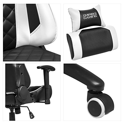 Chaise Gamer EMPIRE GAMING Racing 700 – Fauteuil de Bureau Inclinable