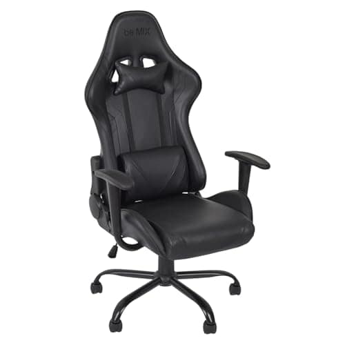 Chaise Gamer HOME DECO FACTORY HD7100 en Métal Noir – 60×125-133×69