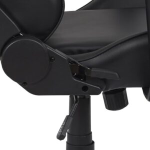 Chaise Gamer HOME DECO FACTORY HD7100 en Métal Noir – 60×125-133×69