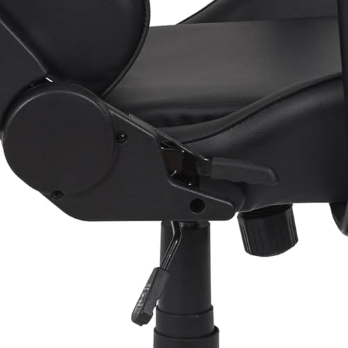 Chaise Gamer HOME DECO FACTORY HD7100 en Métal Noir – 60×125-133×69