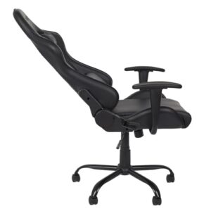 Chaise Gamer HOME DECO FACTORY HD7100 en Métal Noir – 60×125-133×69