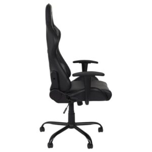 Chaise Gamer HOME DECO FACTORY HD7100 en Métal Noir – 60×125-133×69