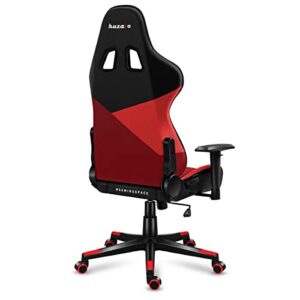 Chaise Gamer Huzaro Force 6.2 – Ergonomique, Réglable, Tissu HD, Rouge