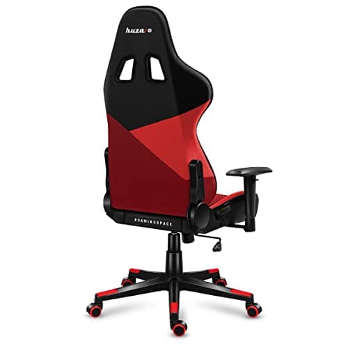 Chaise Gamer Huzaro Force 6.2 – Ergonomique, Réglable, Tissu HD, Rouge