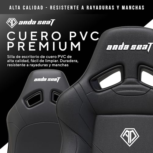 Chaise Gaming Anda Seat Dark Demon Dragon en Cuir Noir avec Accoudoirs 4D