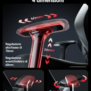 Chaise Gaming AutoFull M5 Ergonomique avec Support Lombaire et Repose-Pieds Noir