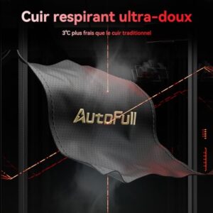 Chaise Gaming AutoFull M6 Ergonomique avec Chauffage, Accoudoirs et Repose-Pieds 6D