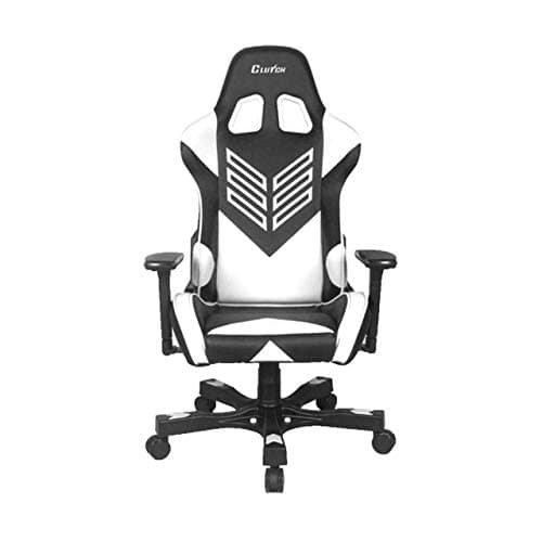 Chaise Gaming Clutch Chairz en Simili Cuir Gris – Large
