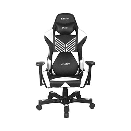 Chaise Gaming Clutch Chairz en Simili Cuir Gris – Large