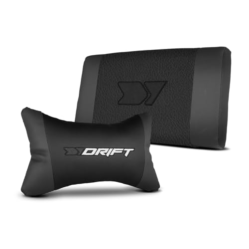 Chaise Gaming DRIFT DR35 – Similicuir, Inclinable, Rembourrée et Réglable Noir