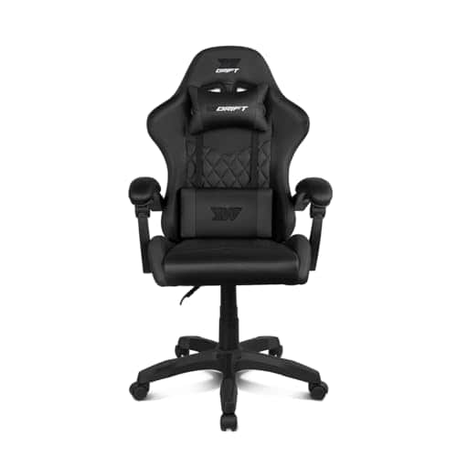 Chaise Gaming DRIFT DR35 – Similicuir, Inclinable, Rembourrée et Réglable Noir