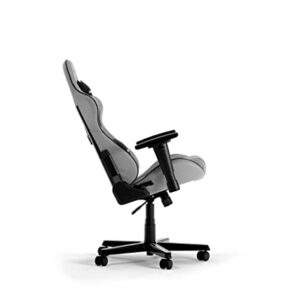 Chaise Gaming DXRacer FORMULA L Gris & Noir en PVC Cuir