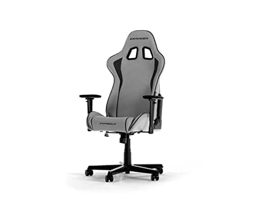 Chaise Gaming DXRacer FORMULA L Gris & Noir en PVC Cuir
