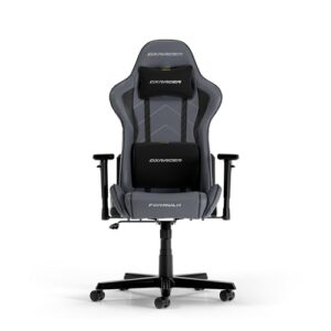 Chaise Gaming DXRacer FORMULA L Gris & Noir en PVC Cuir