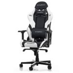 Chaise Gaming DXRacer Gladiator G001 Noir-Blanc, Simili Cuir, jusqu'à 2m